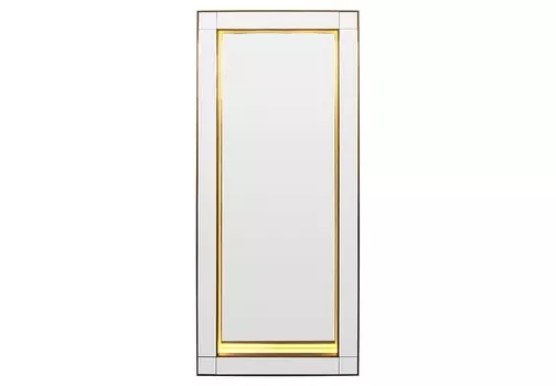 Зеркало с подсветкой grand irresistibility (bountyhome) золотой 80.0x190.0x8.0 см.