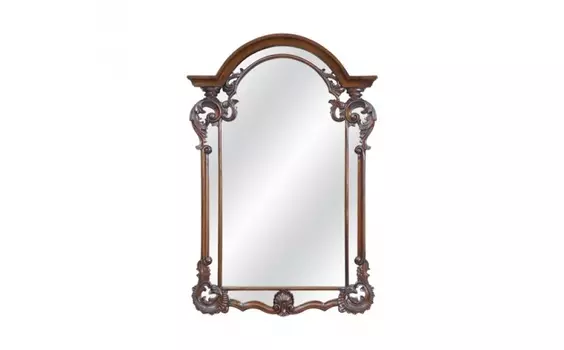 Зеркало (satin furniture) коричневый 84x124x5 см.