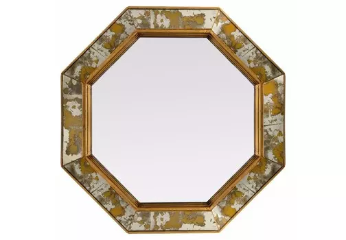 Зеркало sebastien (bountyhome) золотой 60.0x60.0x5.0 см.