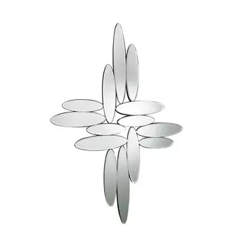 Зеркало (to4rooms) серебристый 140x103x2 см.