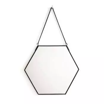 Зеркало uyova (laredoute) черный 21x41 см.