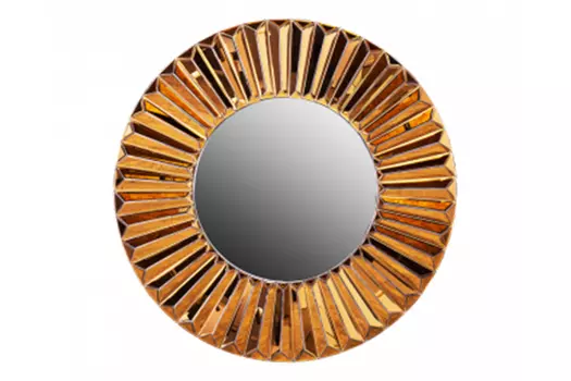 Зеркало vigorous (desondo) золотой 3 см.