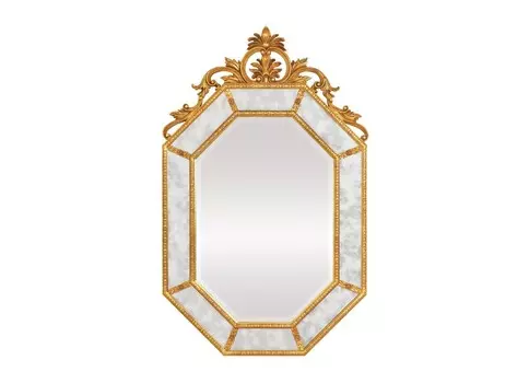 Зеркало в раме лидс (francois mirro) золотой 90.0x144.0x3.0 см.