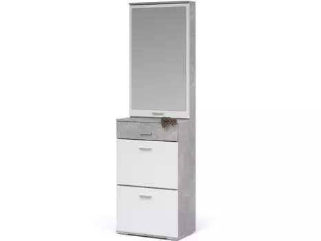 Зеркало «виола», ателье светлый/белый (аврора) серый