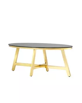 Журнальный стол альба (stoolgroup) золотой 100x40x50 см.