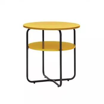 Журнальный стол bauhaus (woodi) желтый 60.0 см.