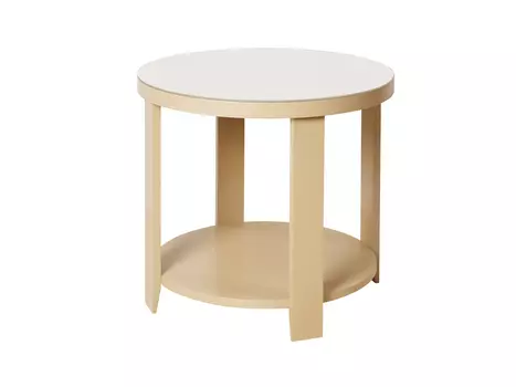 Журнальный стол jazz (ogogo) бежевый 47 см.