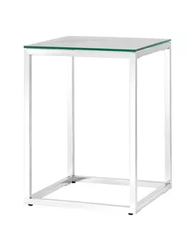 Журнальный стол таун (stoolgroup) серебристый 40x55x40 см.