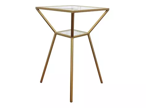 Журнальный столик “алмаз” (for miss) прозрачный 40.0x66.0x40.0 см.