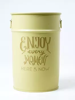 Журнальный столик-бочка (starbarrel) бежевый 38x55x38 см.