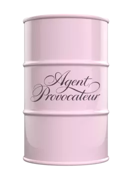 Журнальный столик-бочка (starbarrel) розовый 45x68x45 см.