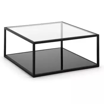 Журнальный столик greenhill (la forma) черный 80x35x80 см.