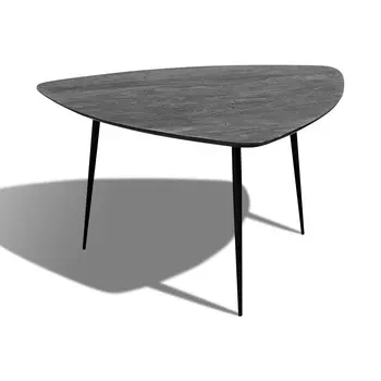 Журнальный столик life grey (indian story) серый 71x42x71 см.