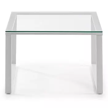 Журнальный столик navis (la forma) серебристый 60x38x60 см.