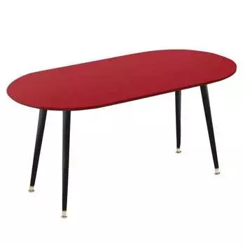 Журнальный столик soap (woodi) красный 120x59x60 см.