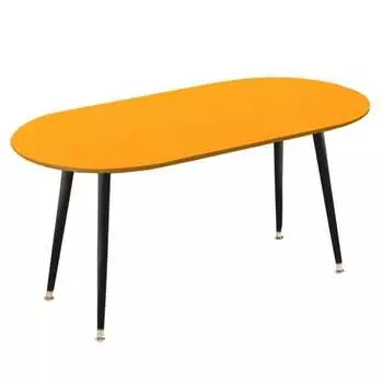 Журнальный столик soap (woodi) желтый 120x59x60 см.