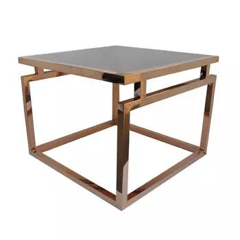 Журнальный столик (to4rooms) бронзовый 65x50x65 см.