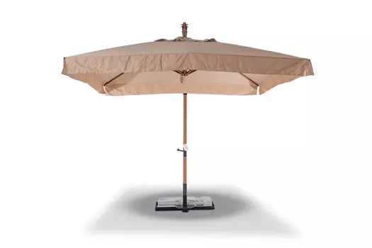Зонт «корсика» на алюминиевой опоре (outdoor) бежевый 300x280x300 см.