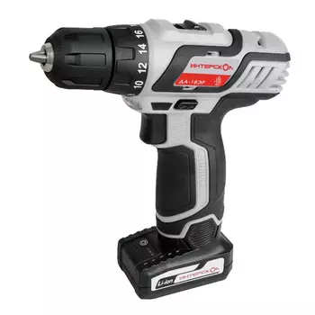 Аккумуляторная дрель-шуруповерт ИНТЕРСКОЛ ДА-18 ЭР 536.0.2.01