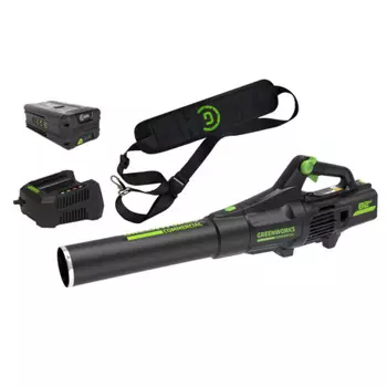 Аккумуляторная воздуходувка Greenworks GD82ABIIk5 82v