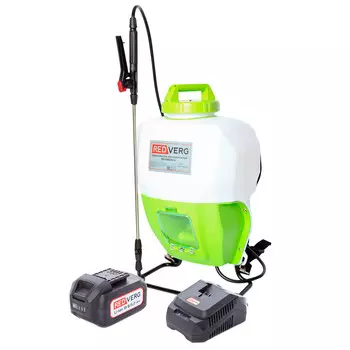 Аккумуляторный опрыскиватель REDVERG RD-GBS18/U + ЗУ 4А + АКБ 5Ач