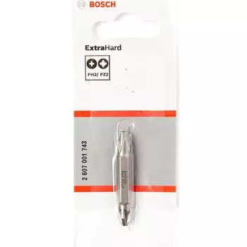 Бита Bosch PH2-PZ2x45мм двусторонняя (743)