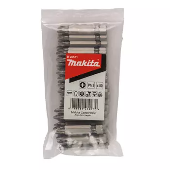 Бита Makita E-form PH2x50мм 50шт (B-26571)