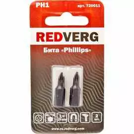 Бита Redverg PH1х25мм 2шт (720011)