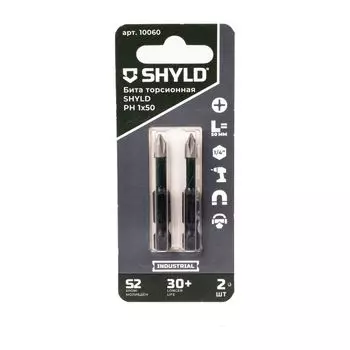 Бита SHYLD PH1х50мм ударная 2шт (10060)