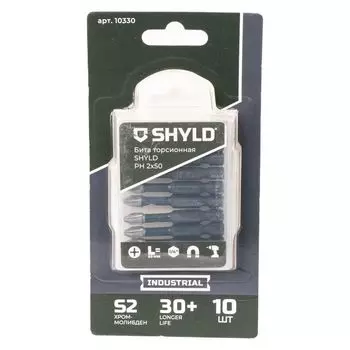 Бита SHYLD PH2х50мм ударная 10шт (10330)