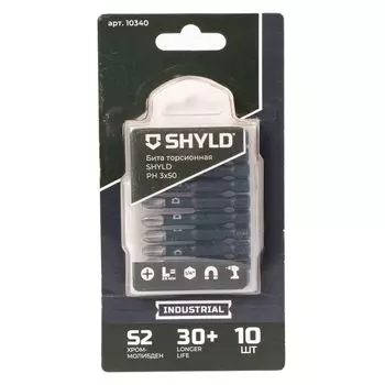 Бита SHYLD PH3х50мм ударная 10шт (10340)