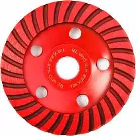 Чашка алмазная шлифовальная RedVerg 125мм TURBO (900391)