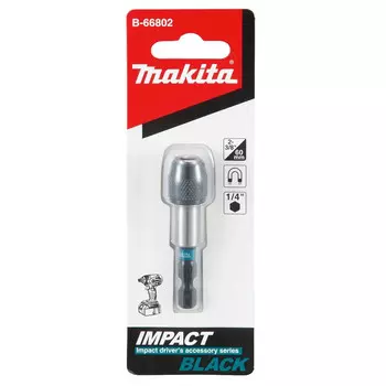Держатель Makita Impact Black магнитный с фиксатором 1/4" 60мм (B-66802)