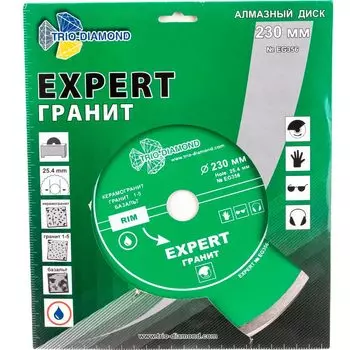 Диск алмазный по граниту Trio-Diamond Hot press 230x25.4мм (EG356)