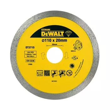 Диск алмазный по керамике DeWalt DT3715 110х20мм