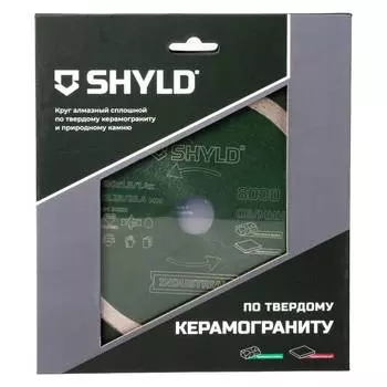 Диск алмазный по керамограниту и природному камню SHYLD 180х1.6х22.2/25.4мм (30320)