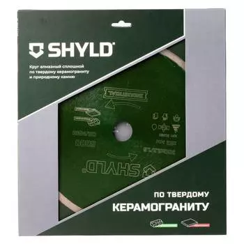 Диск алмазный по керамограниту и природному камню SHYLD 300х1.6х32мм (30360)
