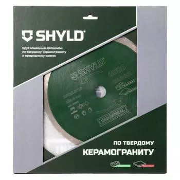 Диск алмазный по керамограниту и природному камню SHYLD 250х1.6х25.4мм (30350)