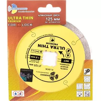 Диск алмазный по керамограниту Trio-Diamond Hot press 125x22.2мм (UTWX502)