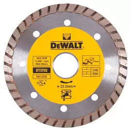 Диск алмазный универсальный DeWalt DT3702 115х22.2мм