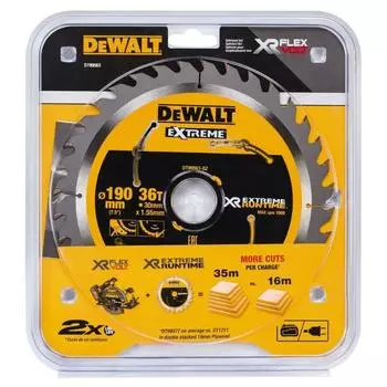 Диск пильный по дереву DeWalt XR EXTREME DT99563 190х30мм 36T