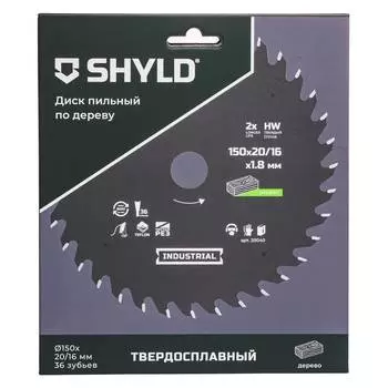 Диск пильный по дереву SHYLD 150х20/16мм 36Т (20040)