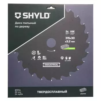 Диск пильный по дереву SHYLD 315х30мм 24Т (20350)