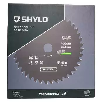 Диск пильный по дереву SHYLD 400х50мм 40Т (20380)