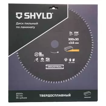 Диск пильный по ламинату SHYLD 300х30мм 96Т (20585)