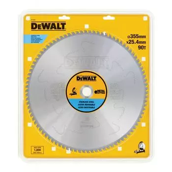 Диск пильный по металлу DeWalt METAL CUTTING DT1922 355х25.4мм 90T