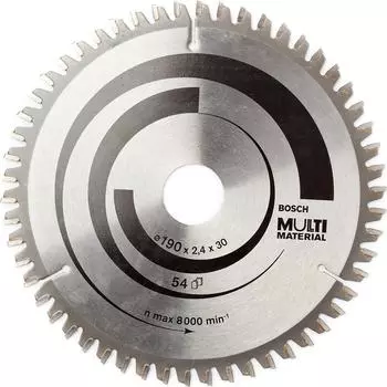 Диск пильный универсальный Bosch Multi 190х30мм 54T (509)