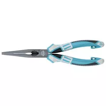 Длинногубцы прямые Gross 205 мм, трехкомпонентные рукоятки