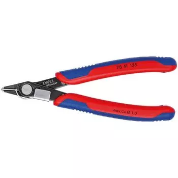 Electronic Super Knips Бокорезы прецизионные, чернёные, зажим для проволоки, 125 мм, 2-комп ручки (KN-7841125)