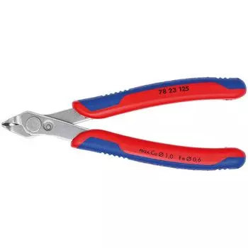 Electronic Super Knips Бокорезы прецизионные, нерж., губки 60°, 125 мм, 2-комп ручки